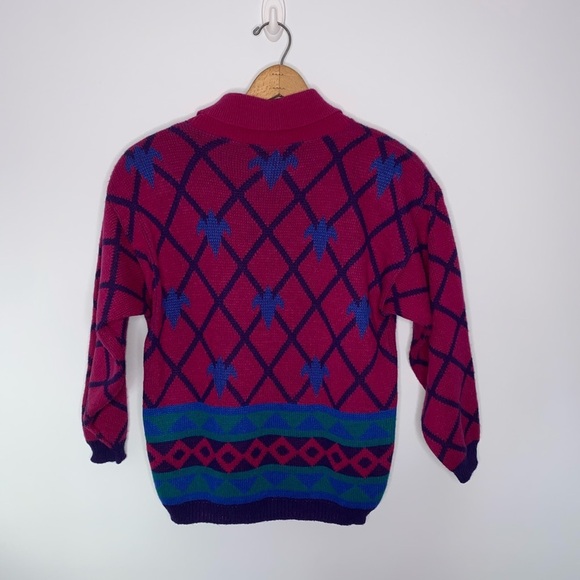 VINTAGE THAT’S ME! PULLOVER COLLARED SWEATER & SKIRT COORDINATED  STRETCHY SET - Picture 5 of 8